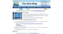 Desktop Screenshot of herbshoptc.com